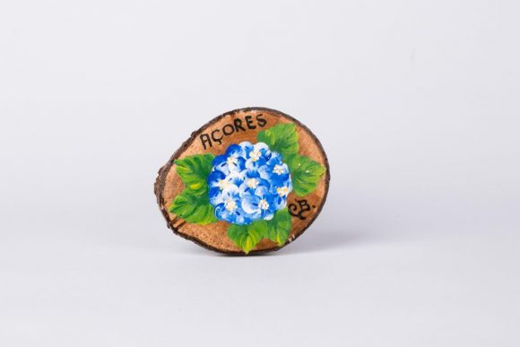 Decorative Wood Magnetic (Azores Hydrangea)