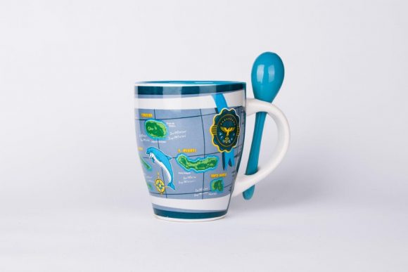 Archipelago of The Azores Design Mug and Spoon