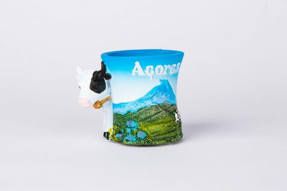 Decorative Small Mug (Cow + Azores)