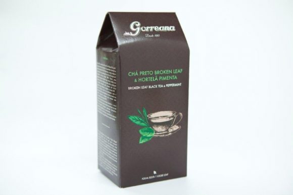 Gorreana mint black tea bag